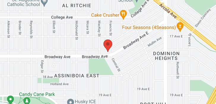map of 6 230 Broadway AVE E